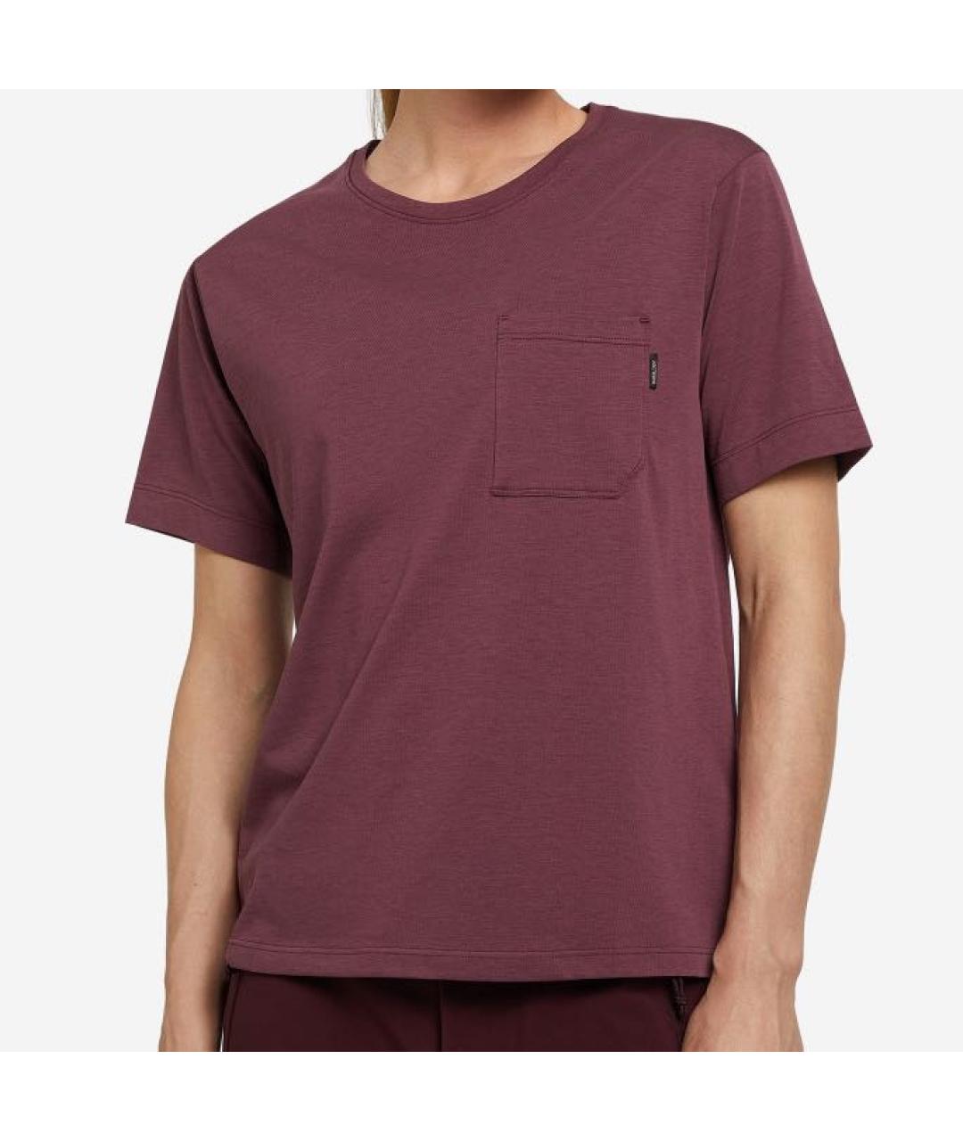 ARCTERYX Бордовая футболка, фото 3