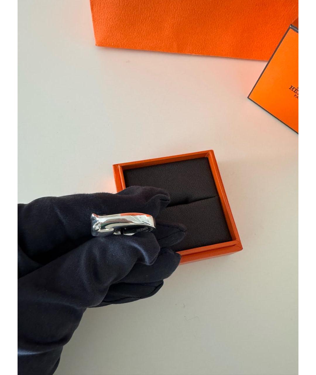 HERMES Серебряное серебряное кольцо, фото 2