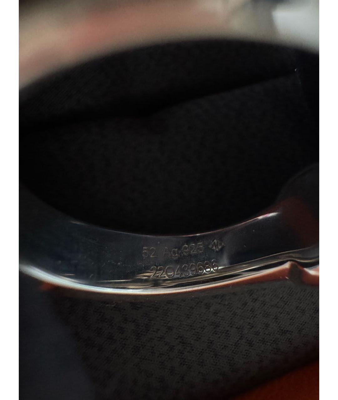 HERMES Серебряное серебряное кольцо, фото 5