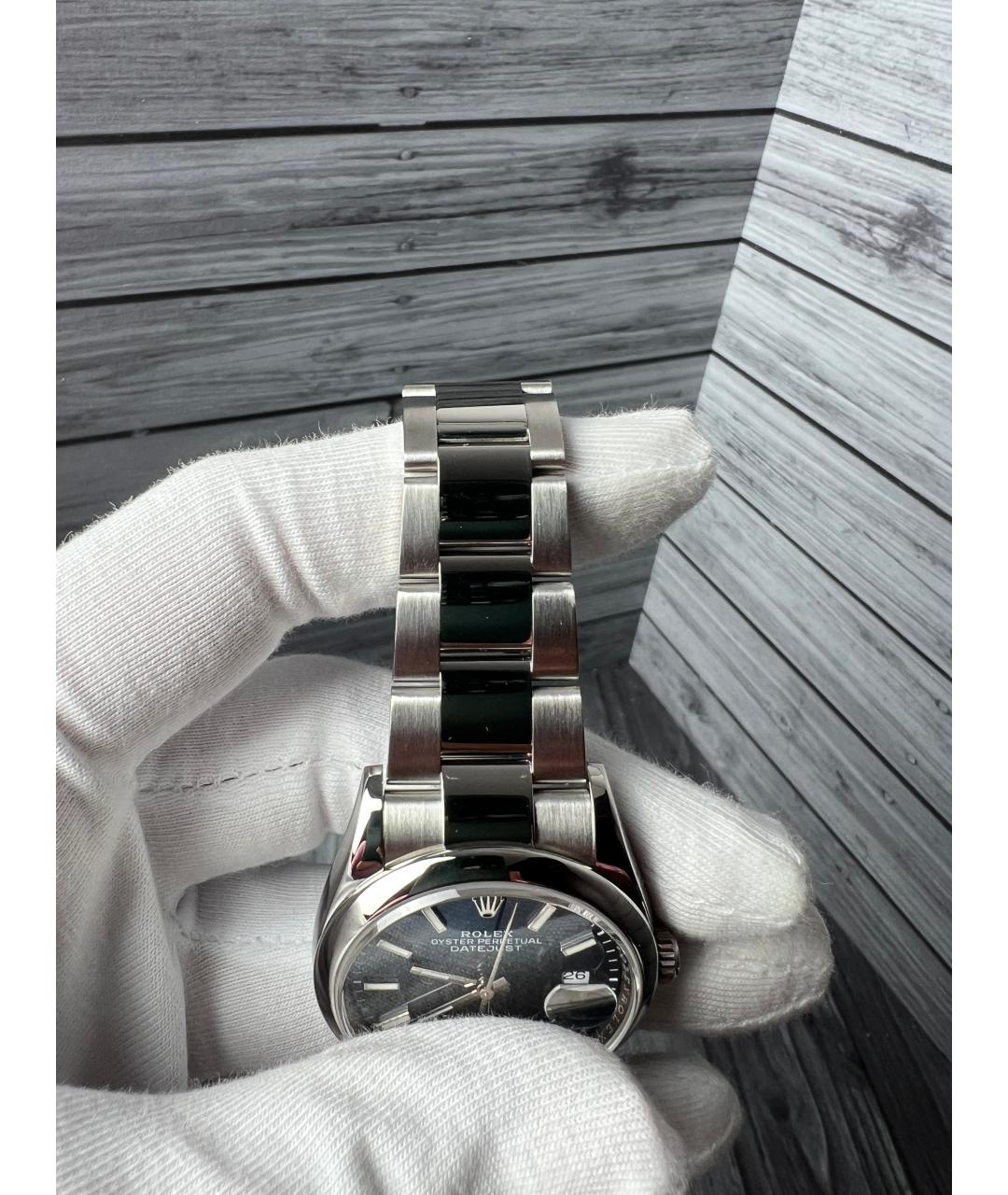 ROLEX Темно-синие часы, фото 8