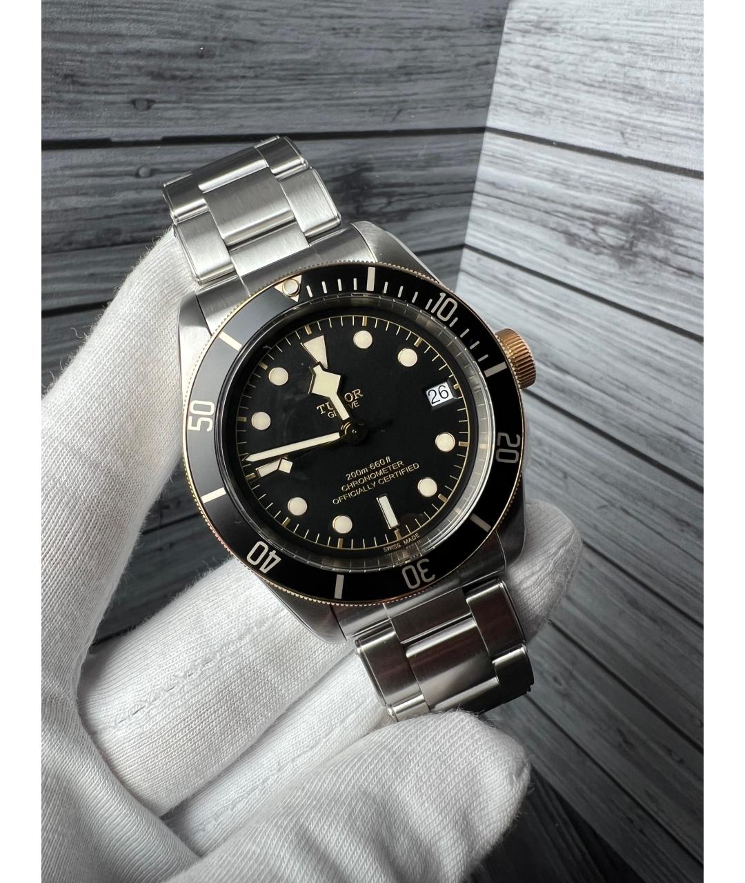 TUDOR Черные часы, фото 3