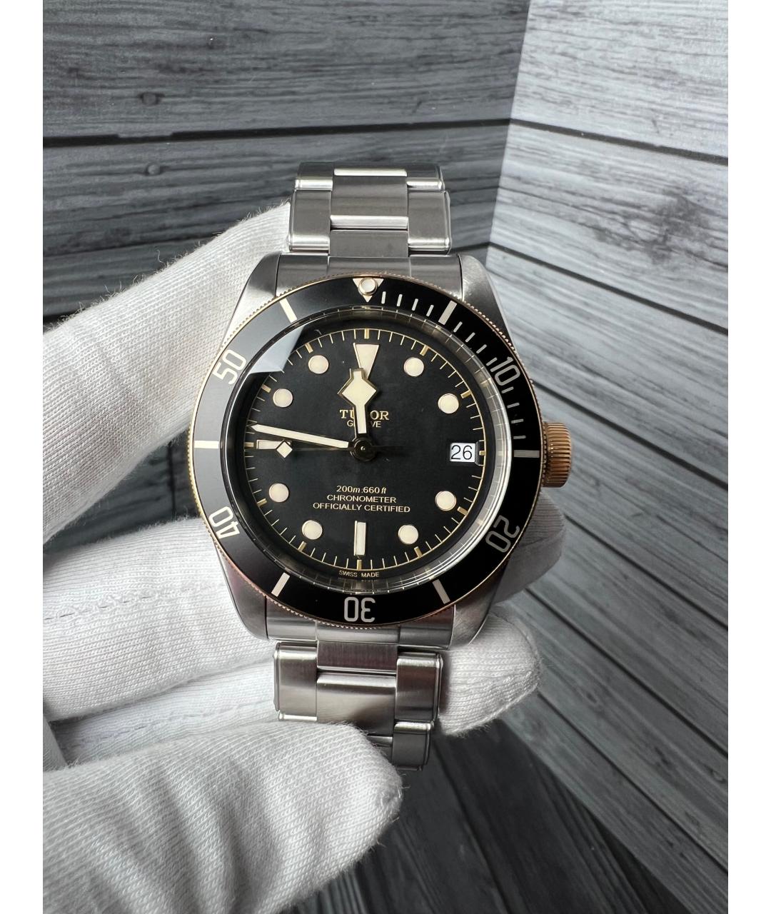 TUDOR Черные часы, фото 2