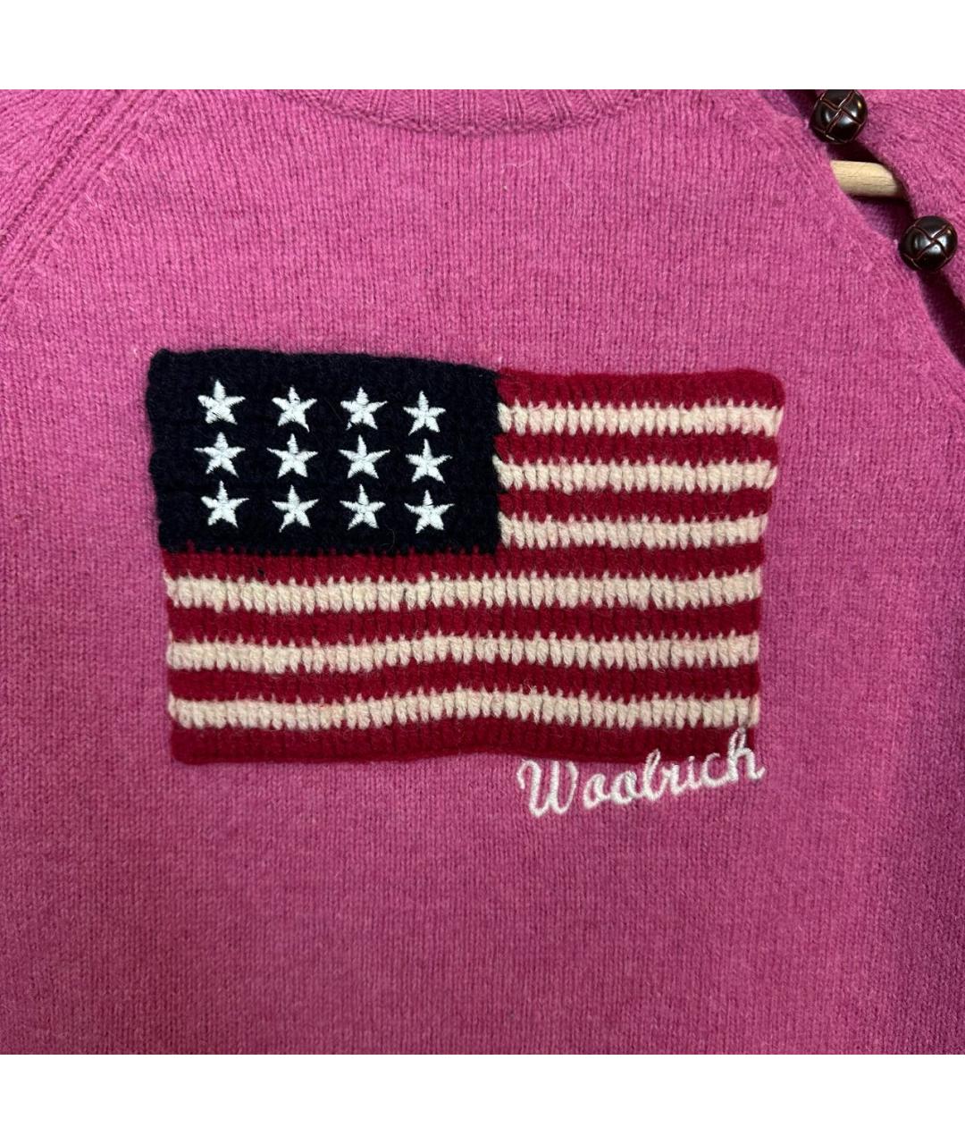WOOLRICH Розовый шерстяной джемпер / свитер, фото 4