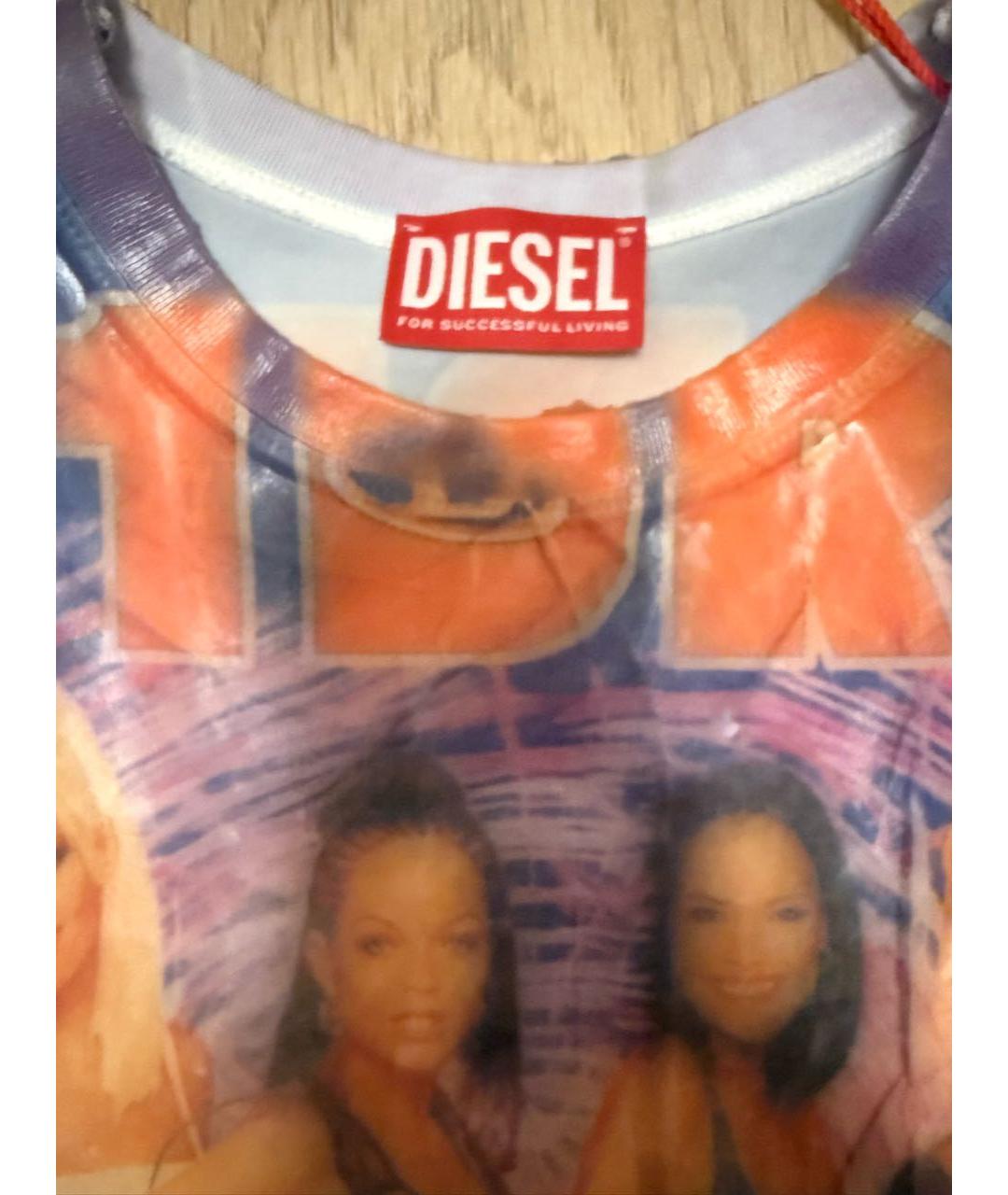 DIESEL Мульти полиэстеровая футболка, фото 3