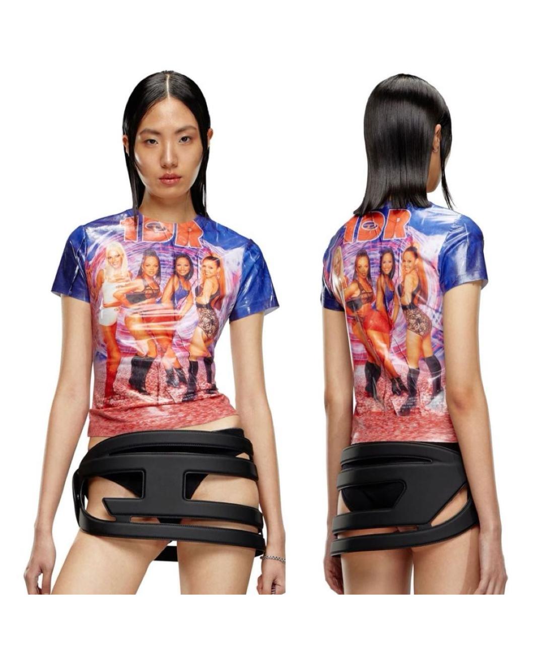 DIESEL Мульти полиэстеровая футболка, фото 5