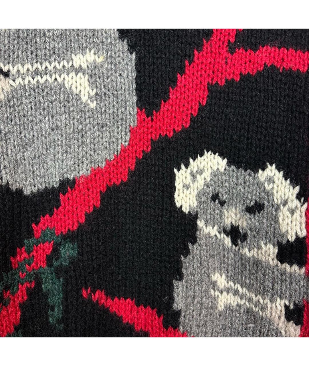 WOOLRICH Черный шерстяной джемпер / свитер, фото 5