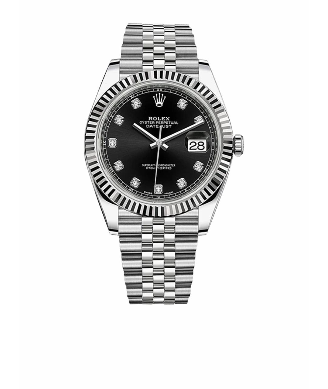 ROLEX Черные часы, фото 1