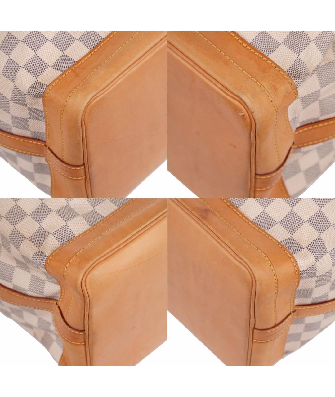 LOUIS VUITTON Белая кожаная сумка через плечо, фото 8