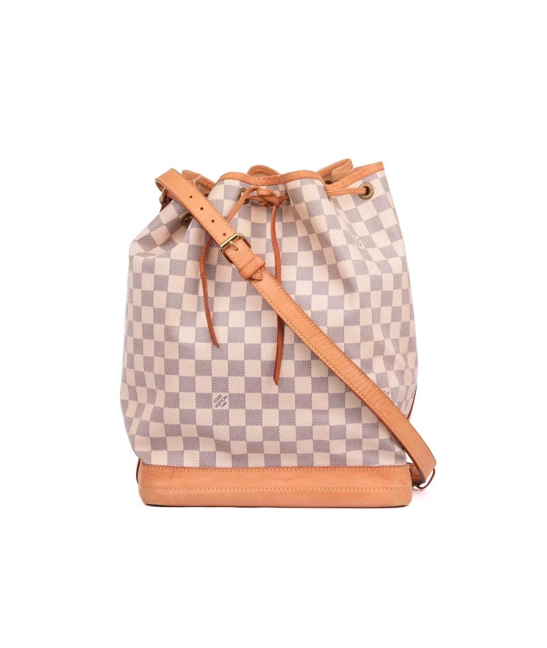 LOUIS VUITTON Белая кожаная сумка через плечо, фото 1