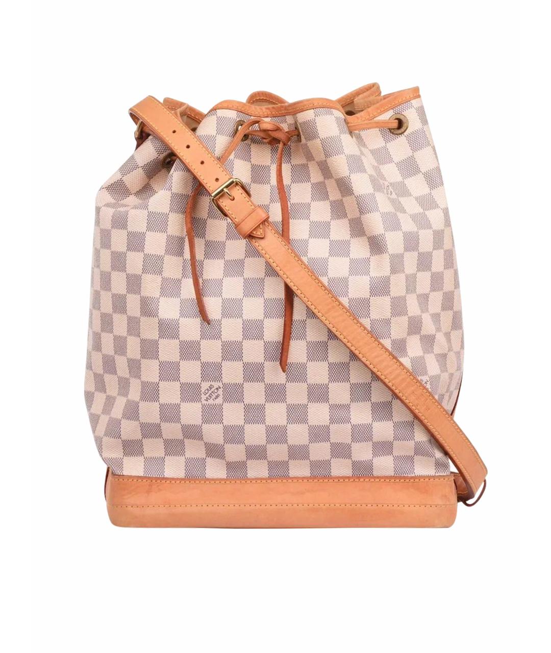 LOUIS VUITTON Белая кожаная сумка через плечо, фото 1