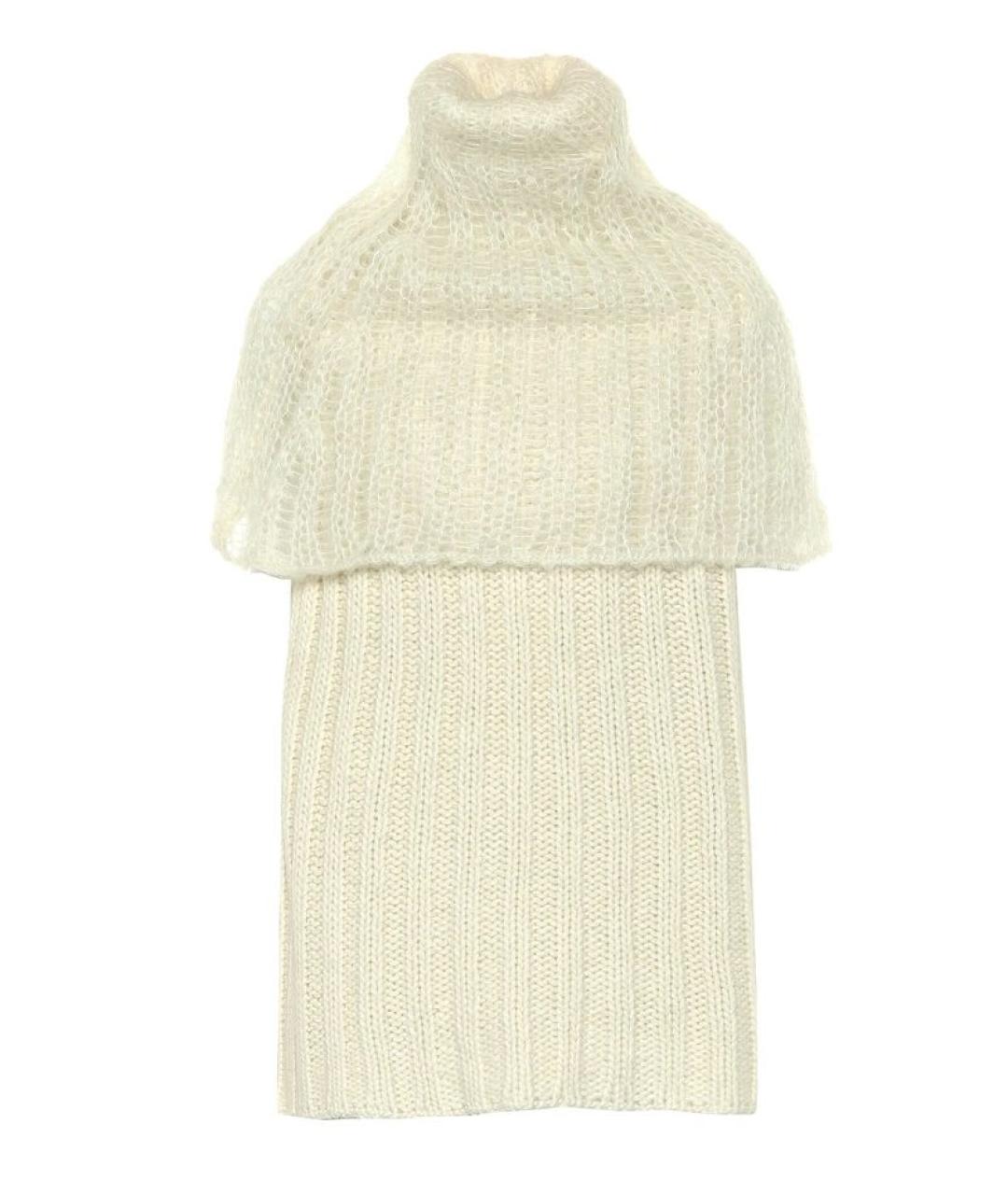 JIL SANDER Бежевый шерстяной джемпер / свитер, фото 6