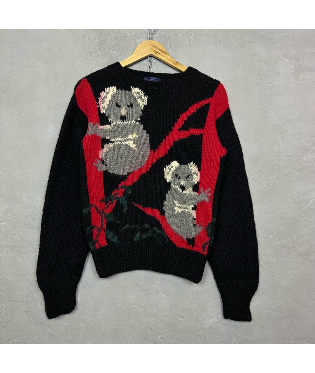 WOOLRICH Черный шерстяной джемпер / свитер, фото 7