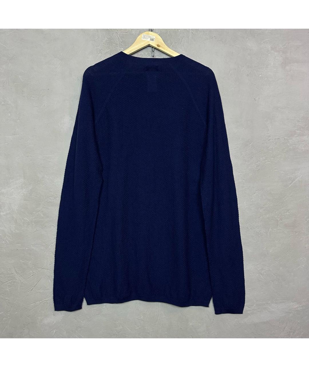 PATAGONIA Темно-синий шерстяной джемпер / свитер, фото 2