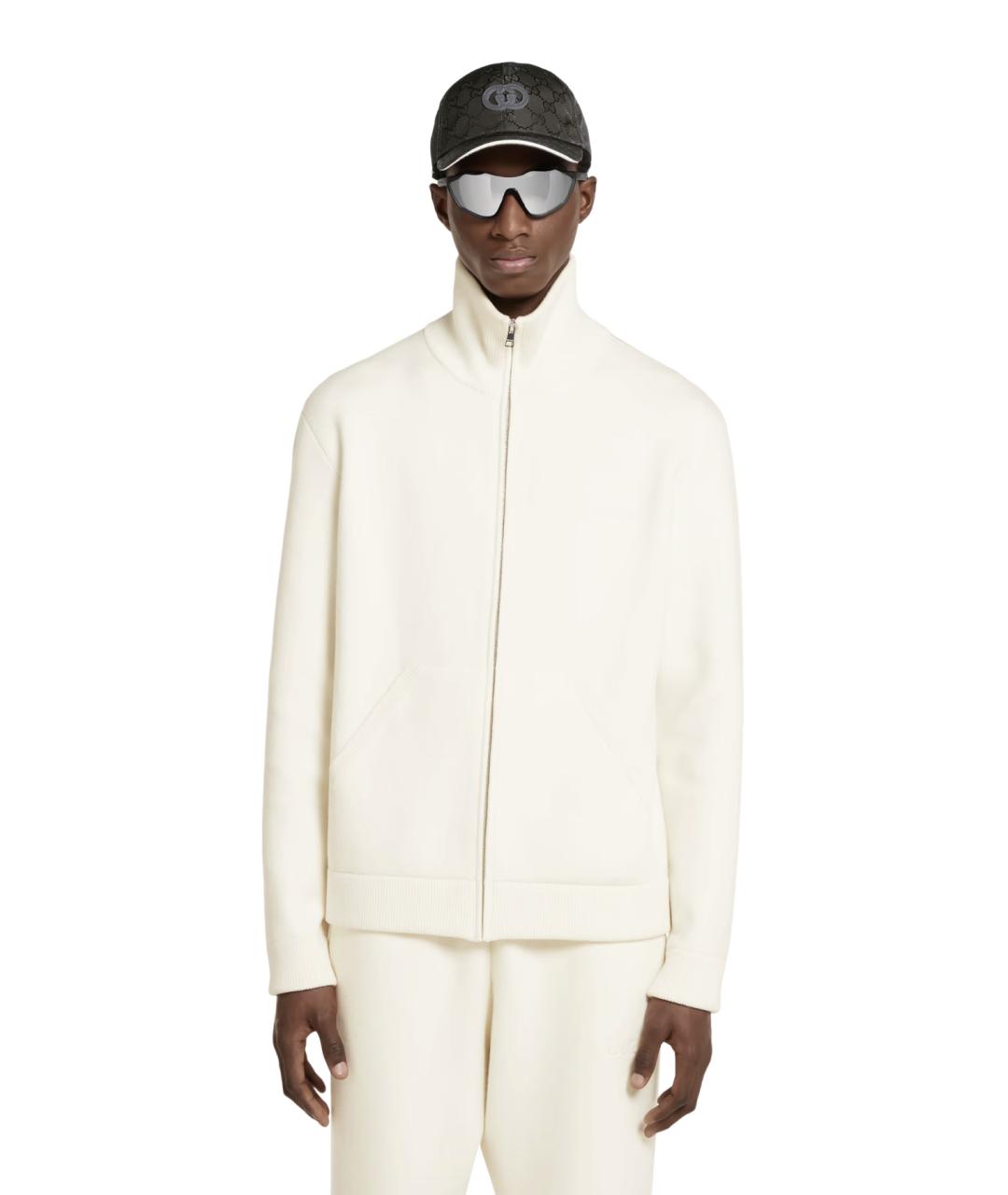 GUCCI Белый шерстяной кардиган, фото 2