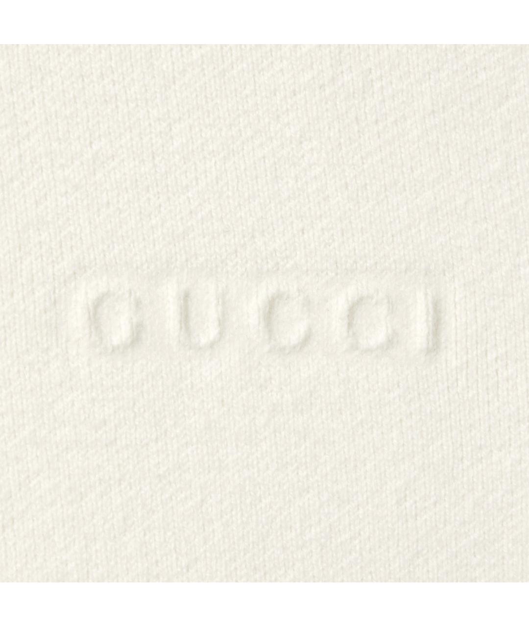 GUCCI Белый шерстяной кардиган, фото 5