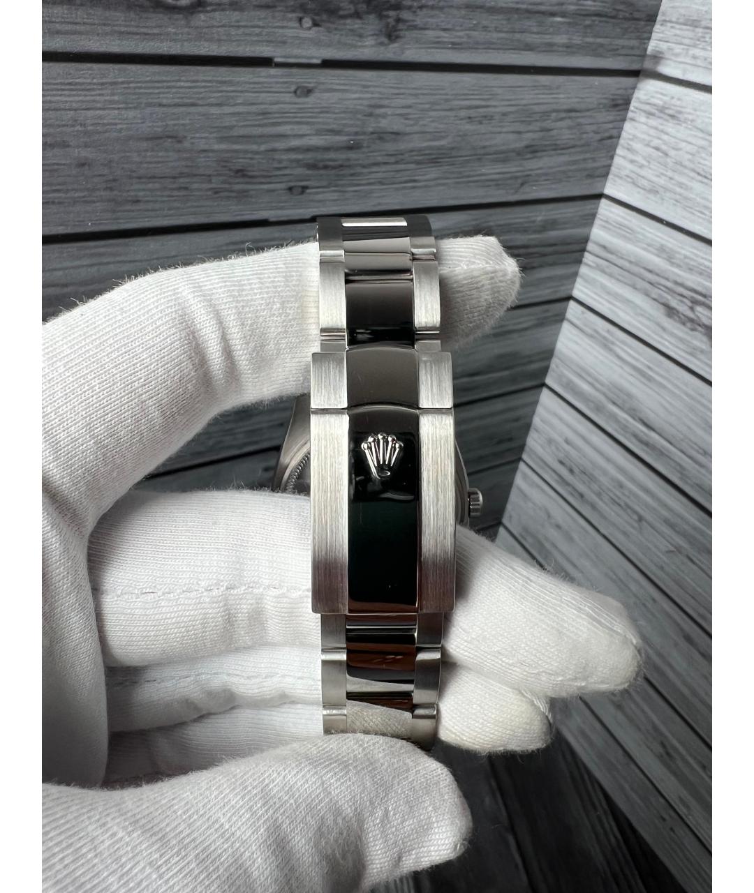 ROLEX Серые часы из белого золота, фото 9