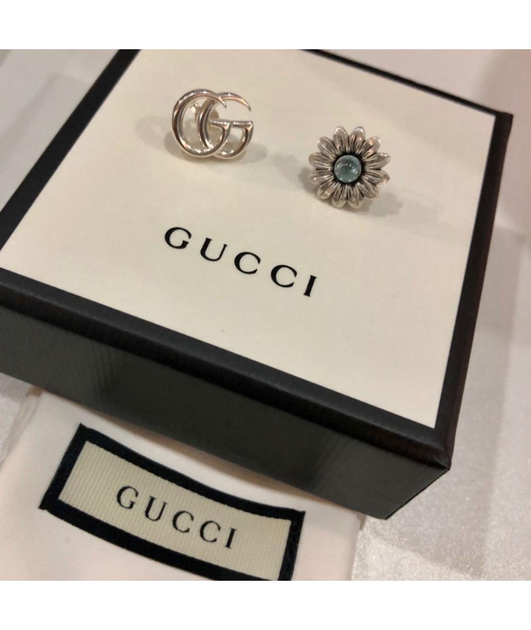 GUCCI Серебряные серебряные серьги, фото 2