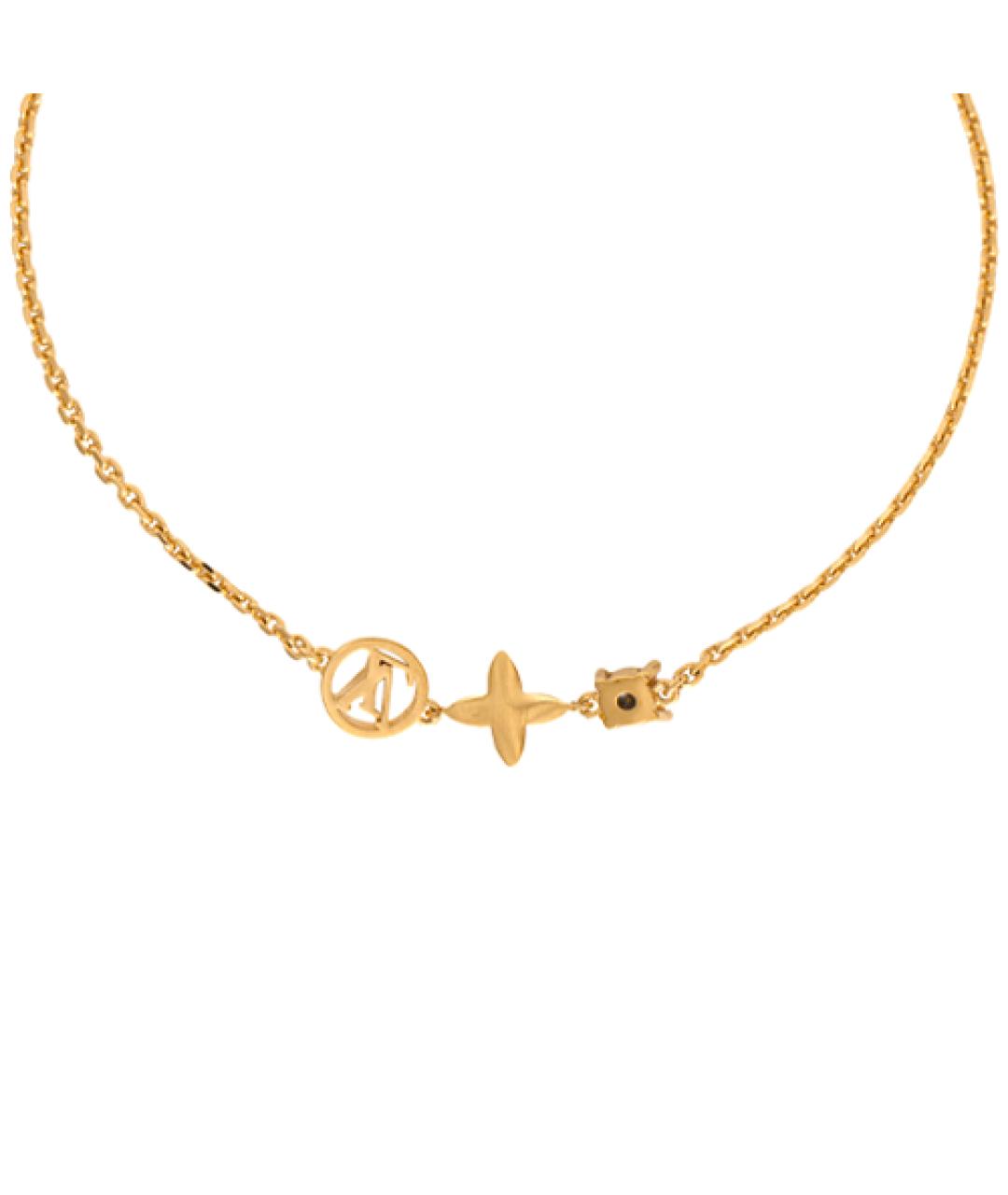 LOUIS VUITTON Золотой браслет, фото 3