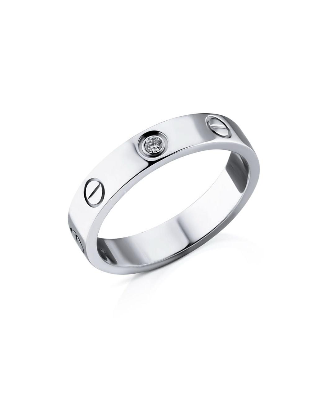 CARTIER Серебряное кольцо из белого золота, фото 1