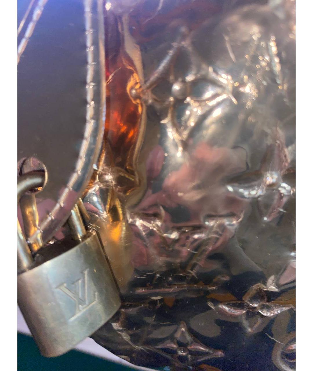 LOUIS VUITTON Золотая сумка с короткими ручками, фото 4