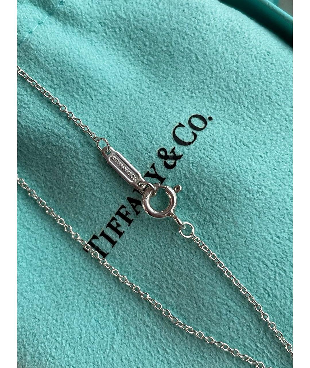 TIFFANY&CO Бирюзовое серебряное колье, фото 5