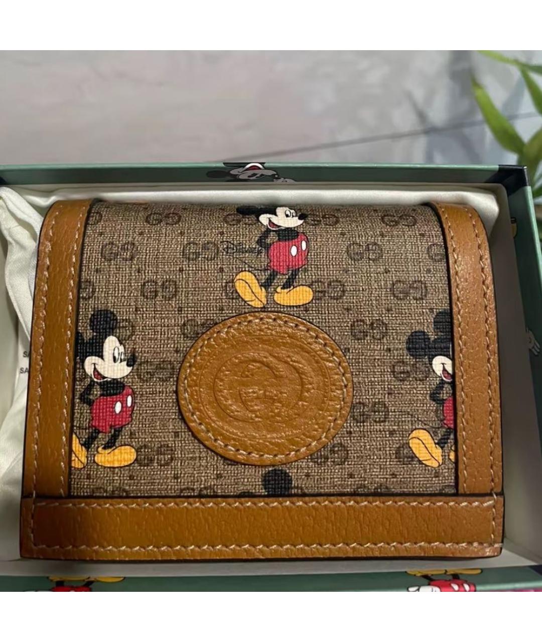 GUCCI Коричневый кошелек, фото 2