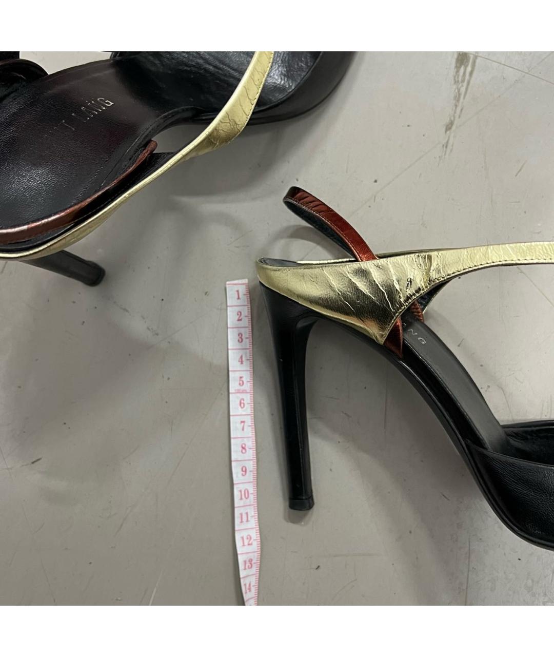 HELMUT LANG Черные кожаные туфли, фото 5