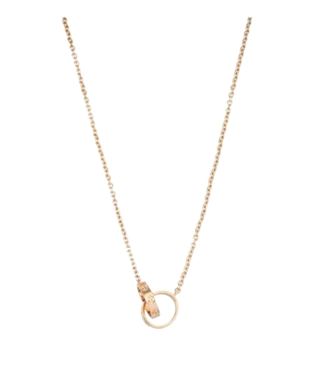 CARTIER Золотая подвеска из розового золота, фото 1