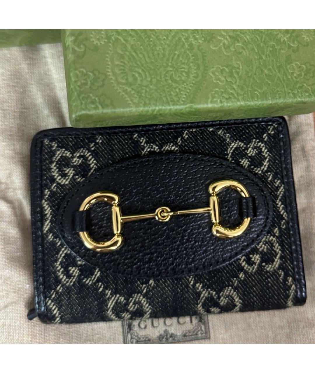 GUCCI Темно-синий кошелек, фото 2