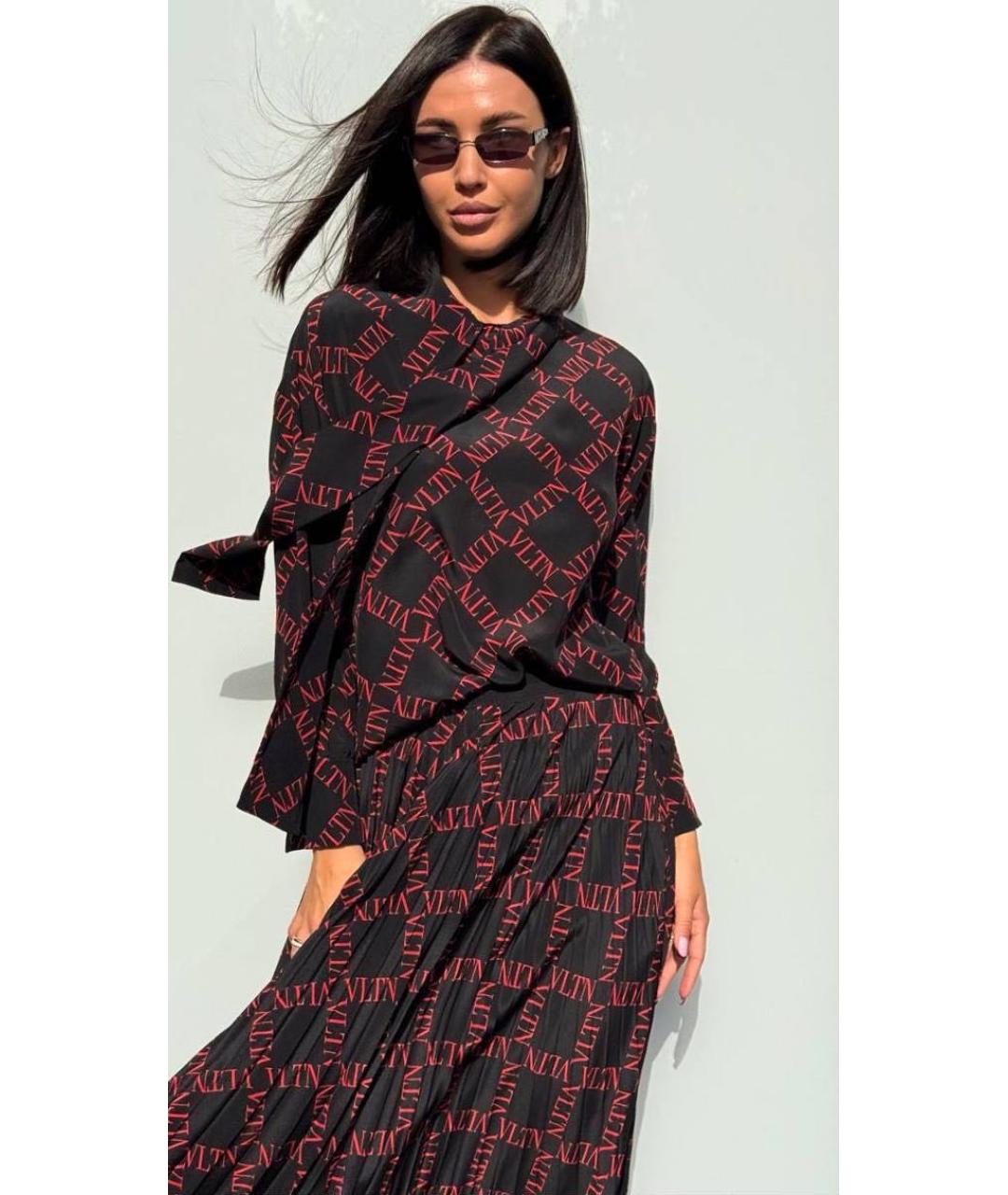 VALENTINO Шелковый костюм с юбками, фото 4