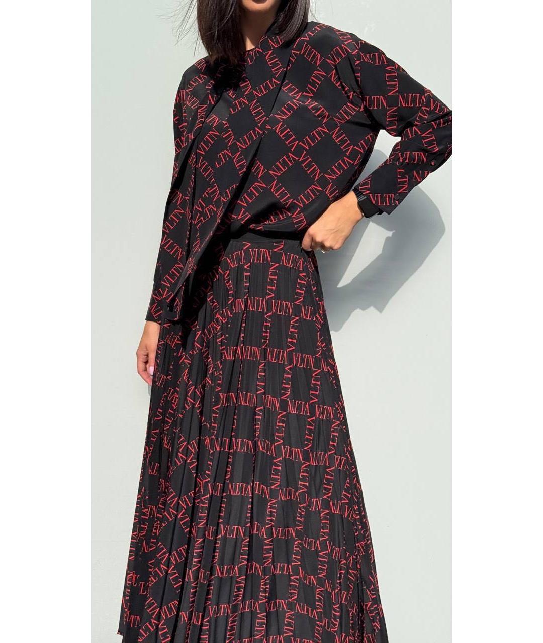 VALENTINO Шелковый костюм с юбками, фото 3