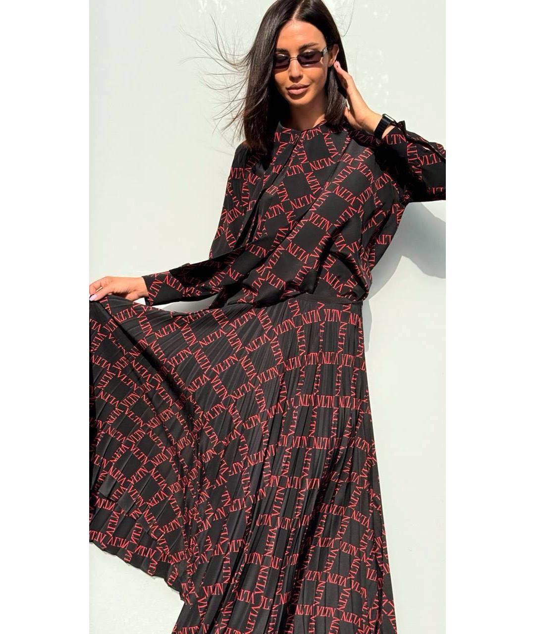 VALENTINO Шелковый костюм с юбками, фото 5