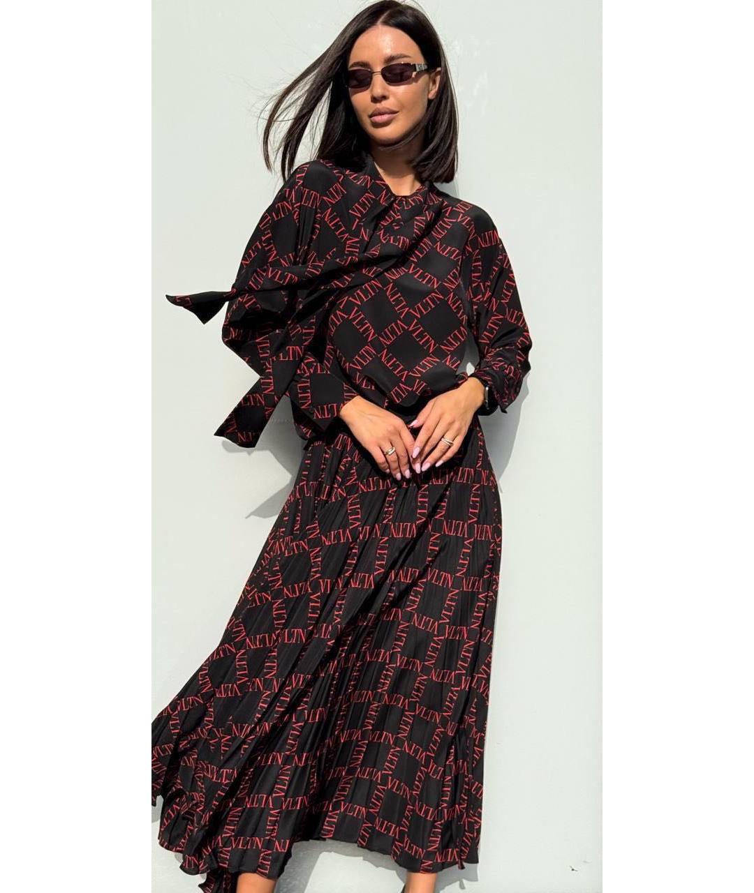 VALENTINO Шелковый костюм с юбками, фото 6