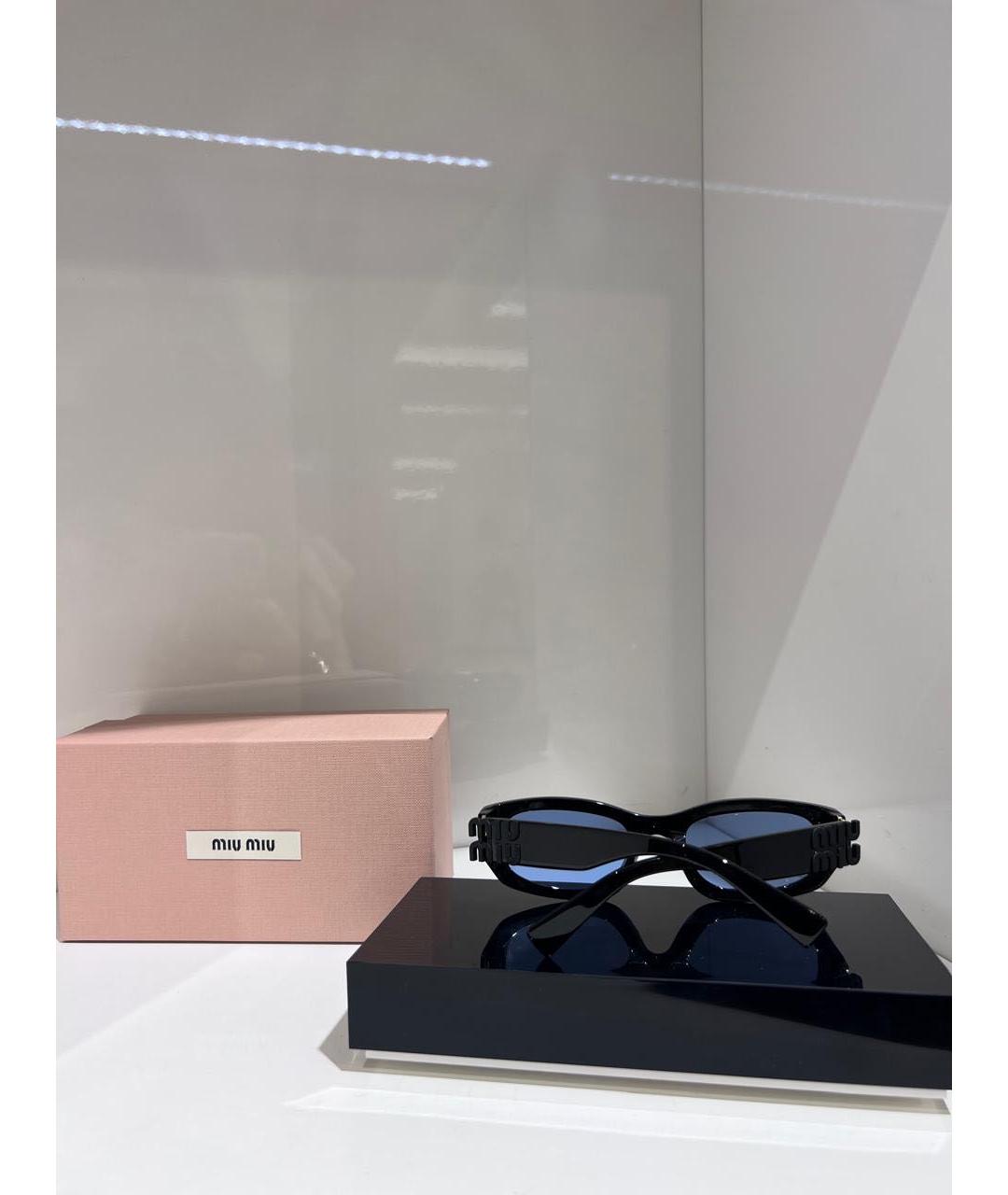 MIU MIU Черные солнцезащитные очки, фото 3