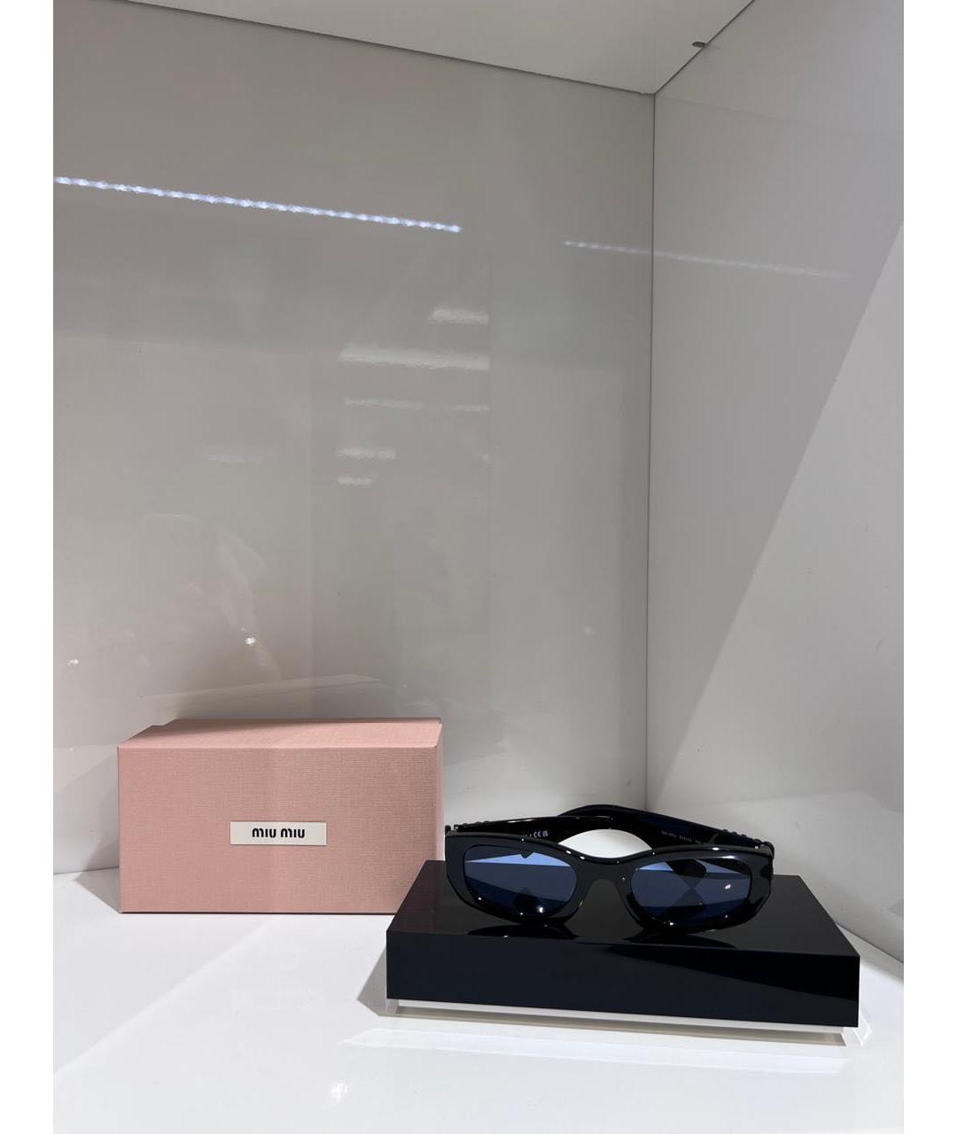 MIU MIU Черные солнцезащитные очки, фото 2