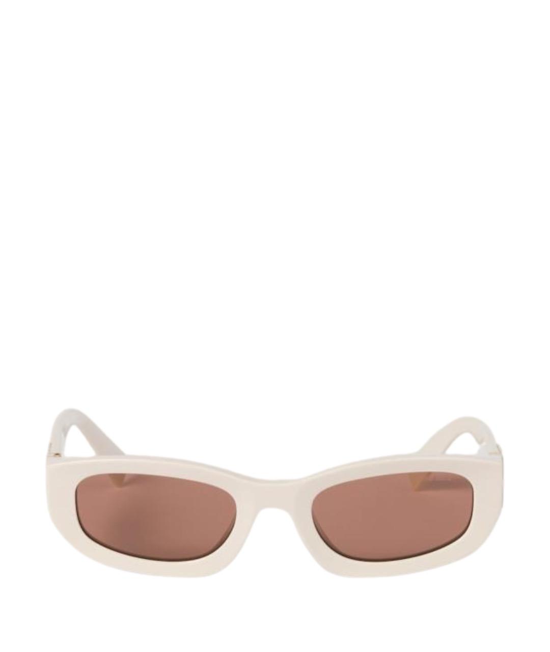 MIU MIU Белые солнцезащитные очки, фото 1