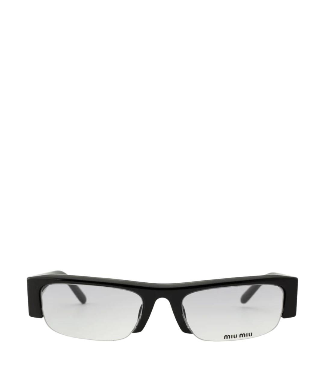 MIU MIU Черные солнцезащитные очки, фото 1