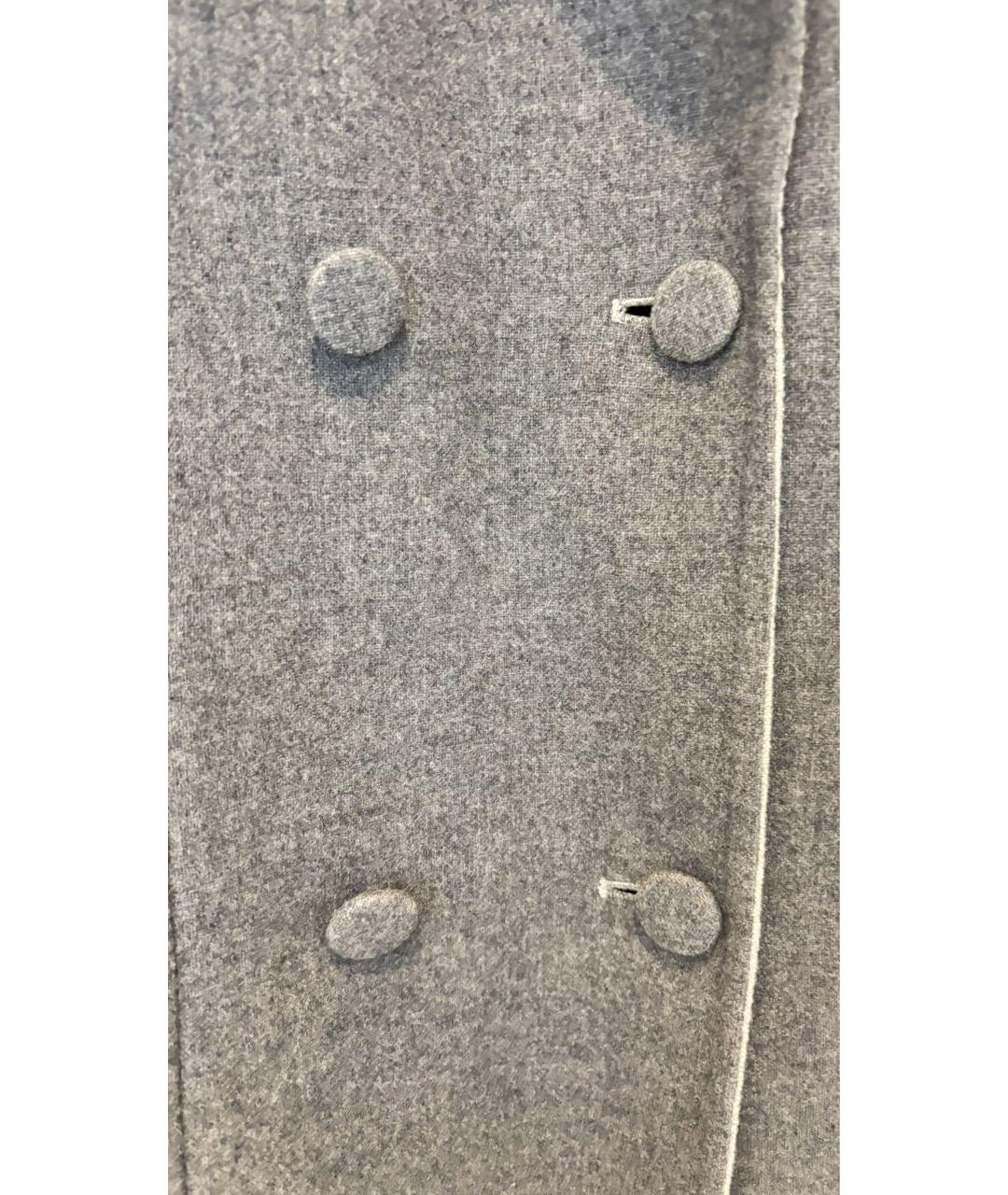 ALEXANDER WANG Антрацитовое шерстяное пальто, фото 4