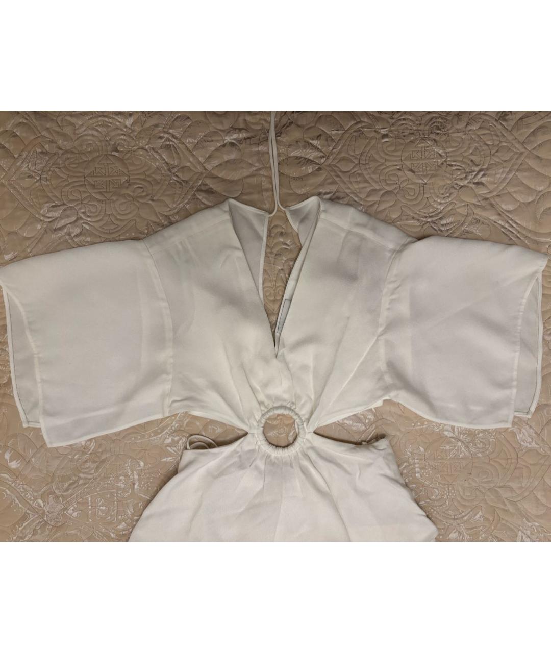 3.1 PHILLIP LIM Белое вискозное платье, фото 6