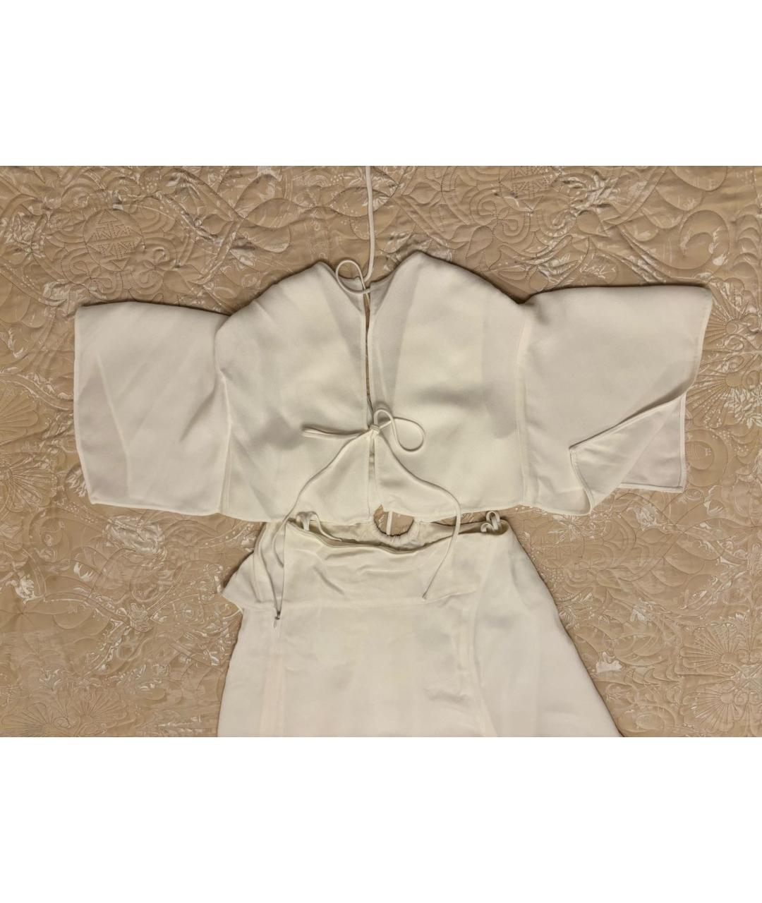 3.1 PHILLIP LIM Белое вискозное платье, фото 7