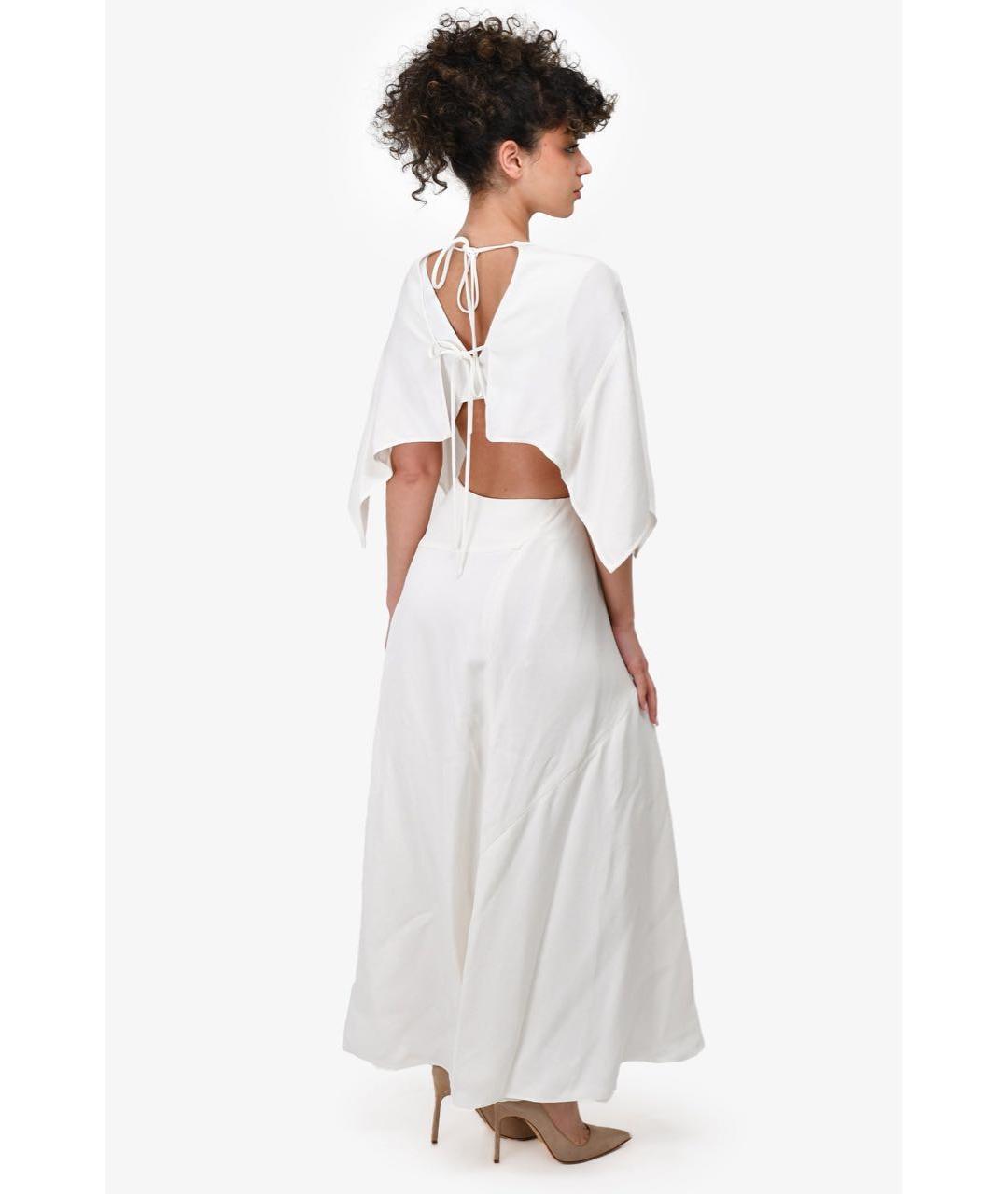 3.1 PHILLIP LIM Белое вискозное платье, фото 2