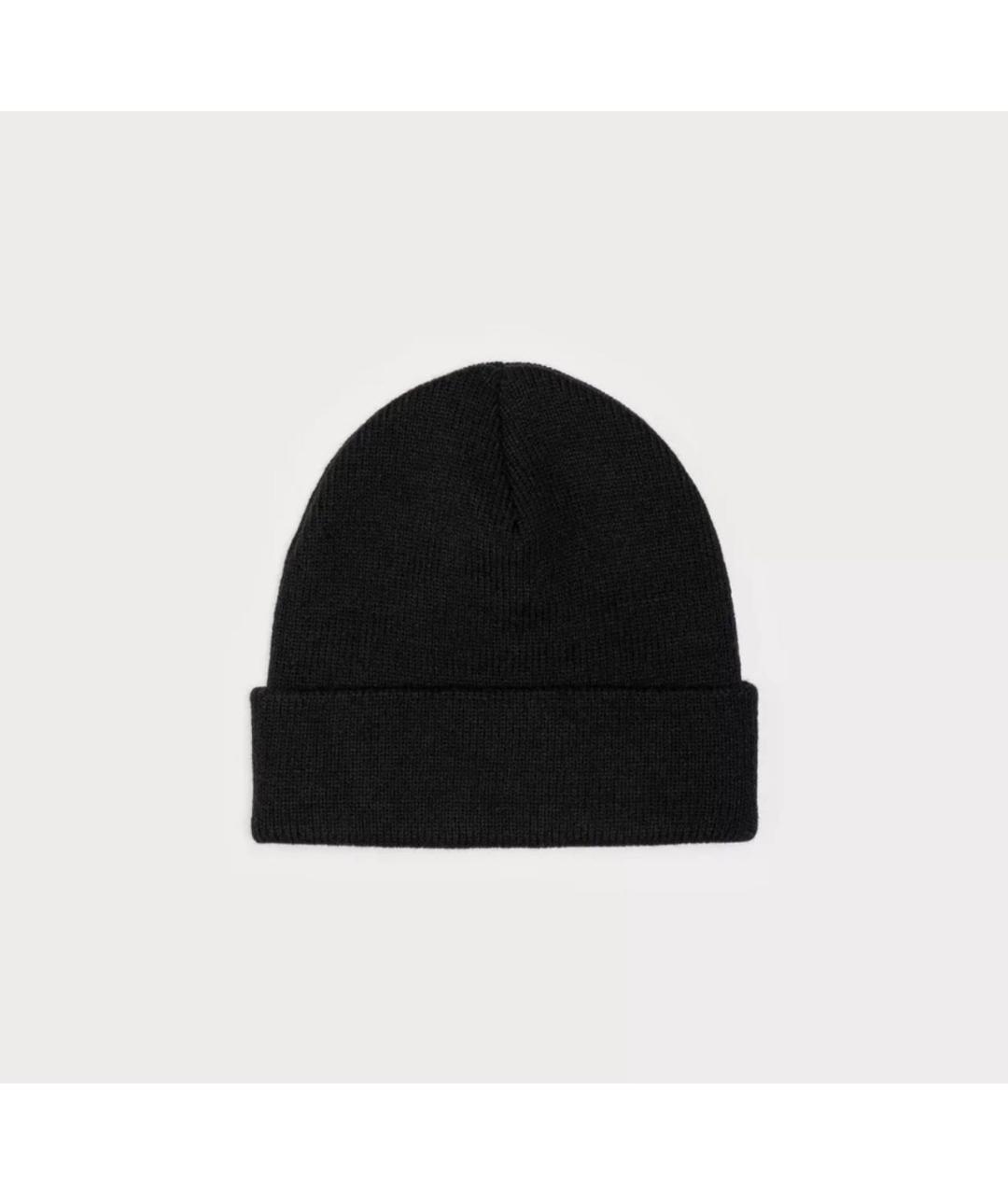 LEVI'S Черная синтетическая шапка, фото 2