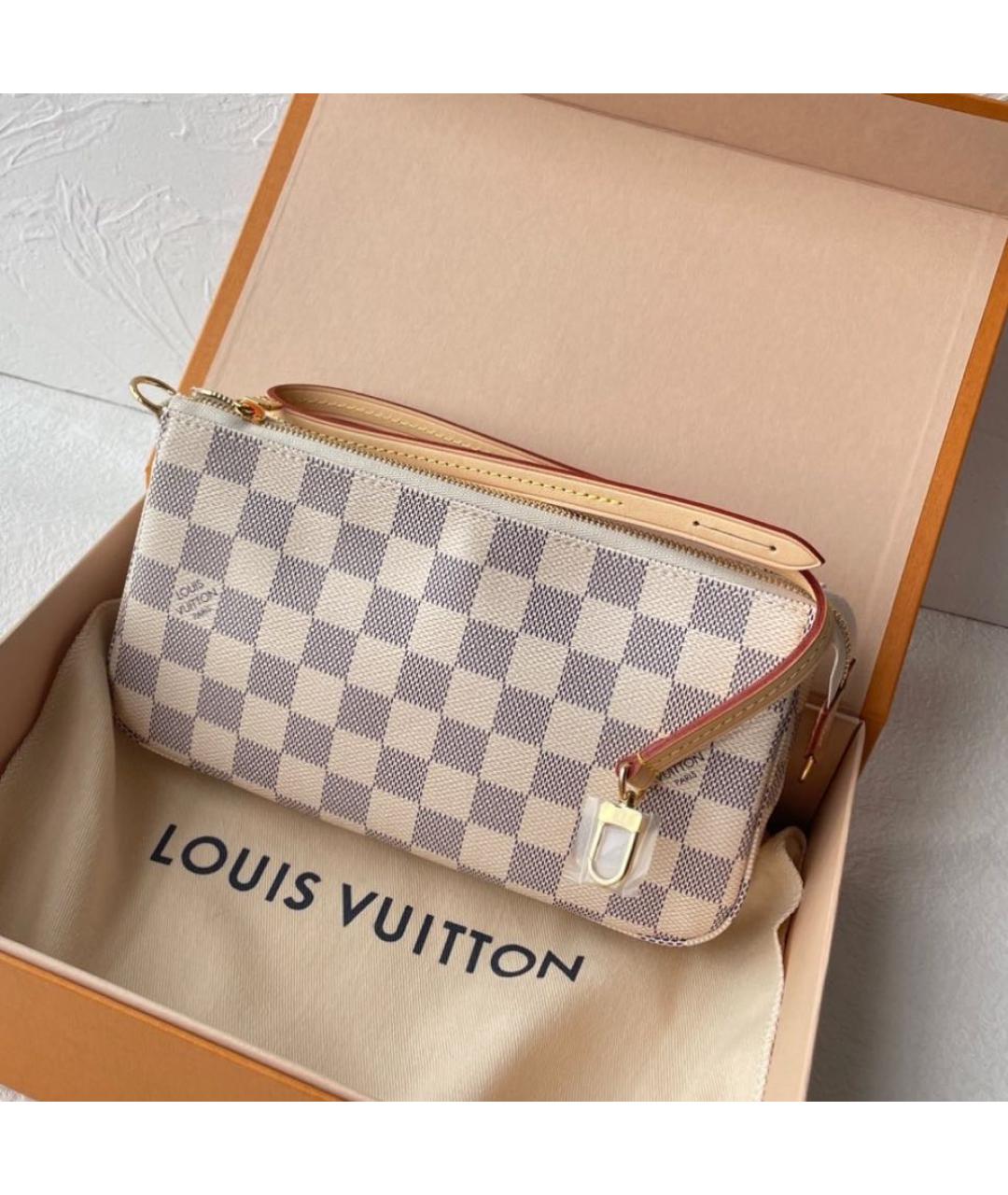 LOUIS VUITTON Белая сумка через плечо, фото 3