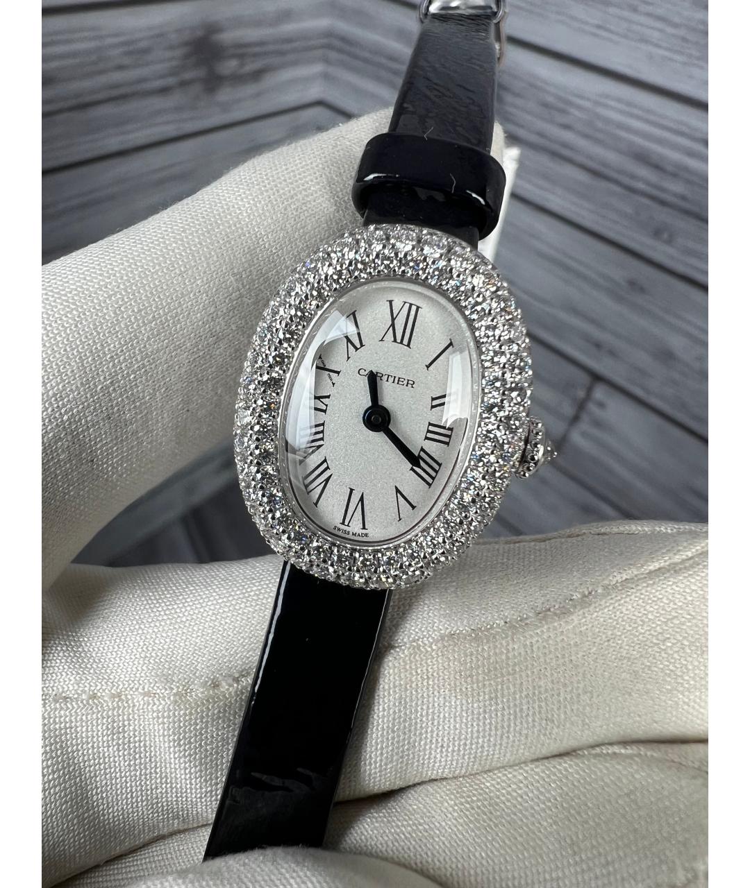 CARTIER Белые часы из белого золота, фото 4