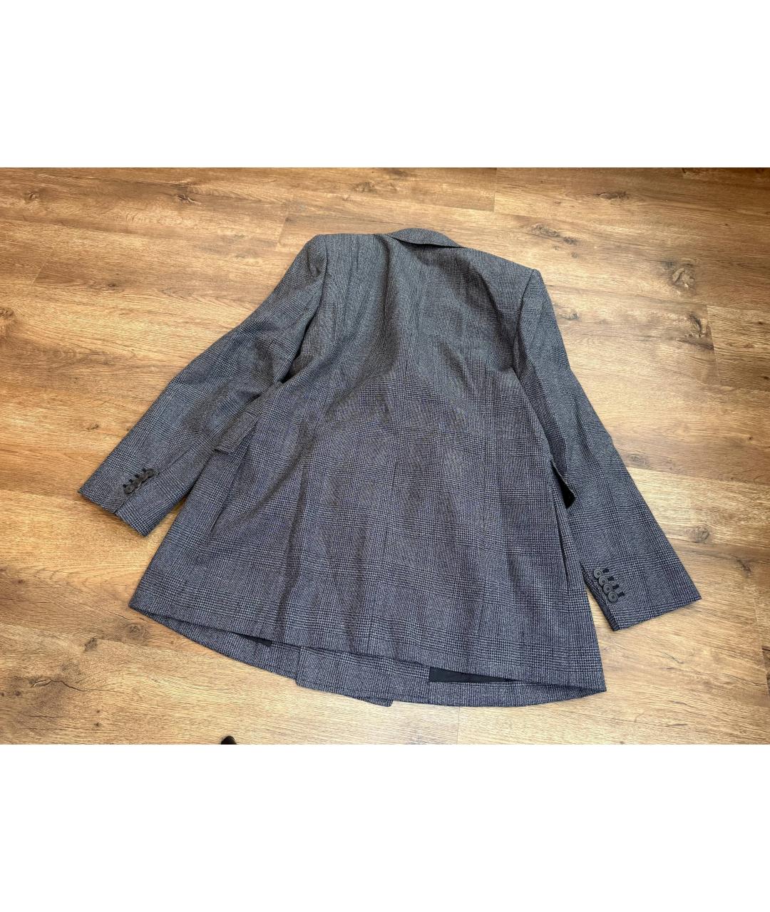 BALENCIAGA Черный шерстяной жакет/пиджак, фото 4