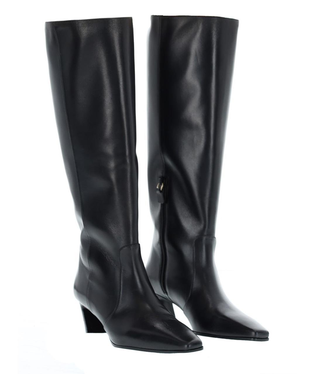 STUART WEITZMAN Черные кожаные ботинки, фото 2