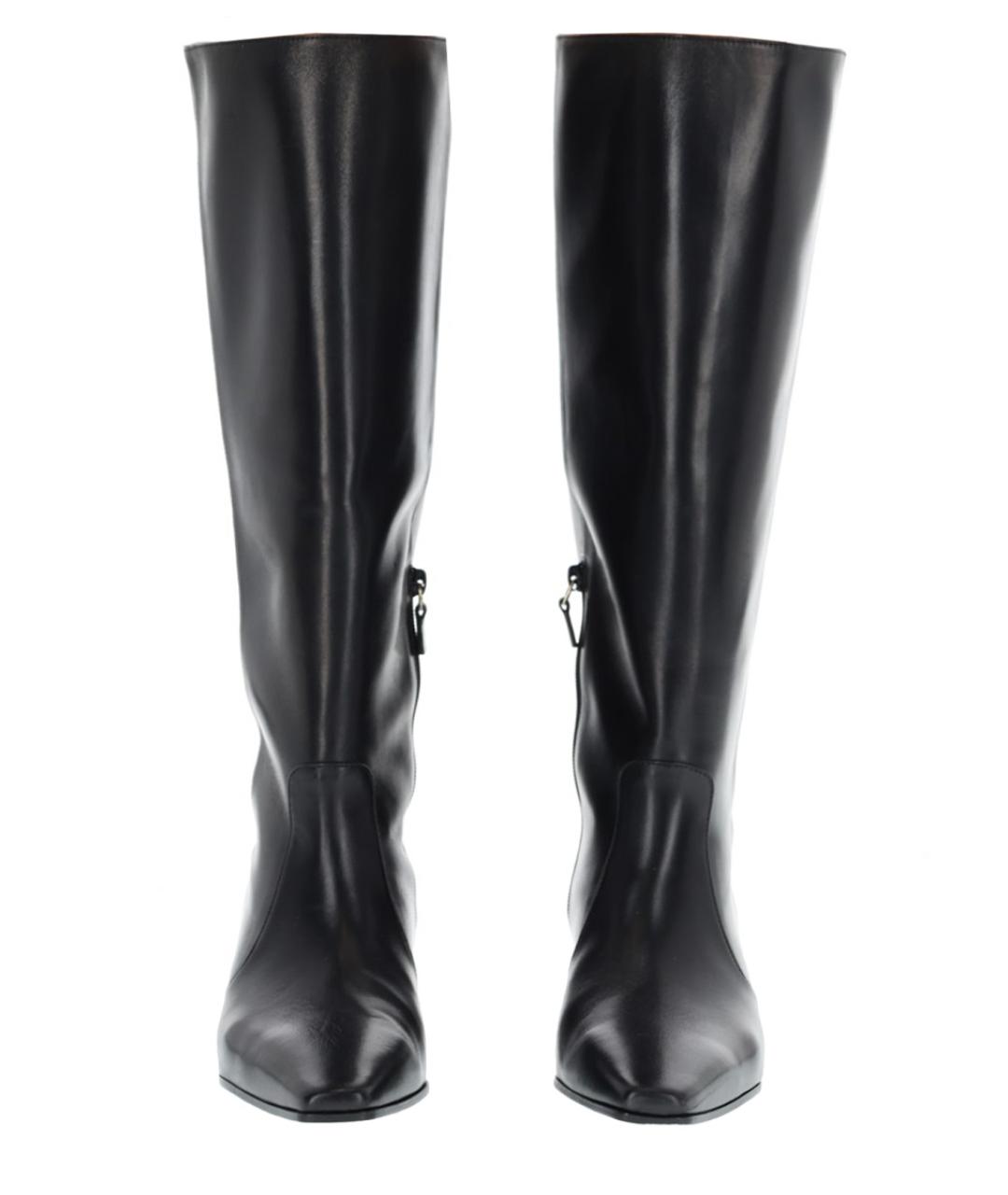 STUART WEITZMAN Черные кожаные ботинки, фото 4