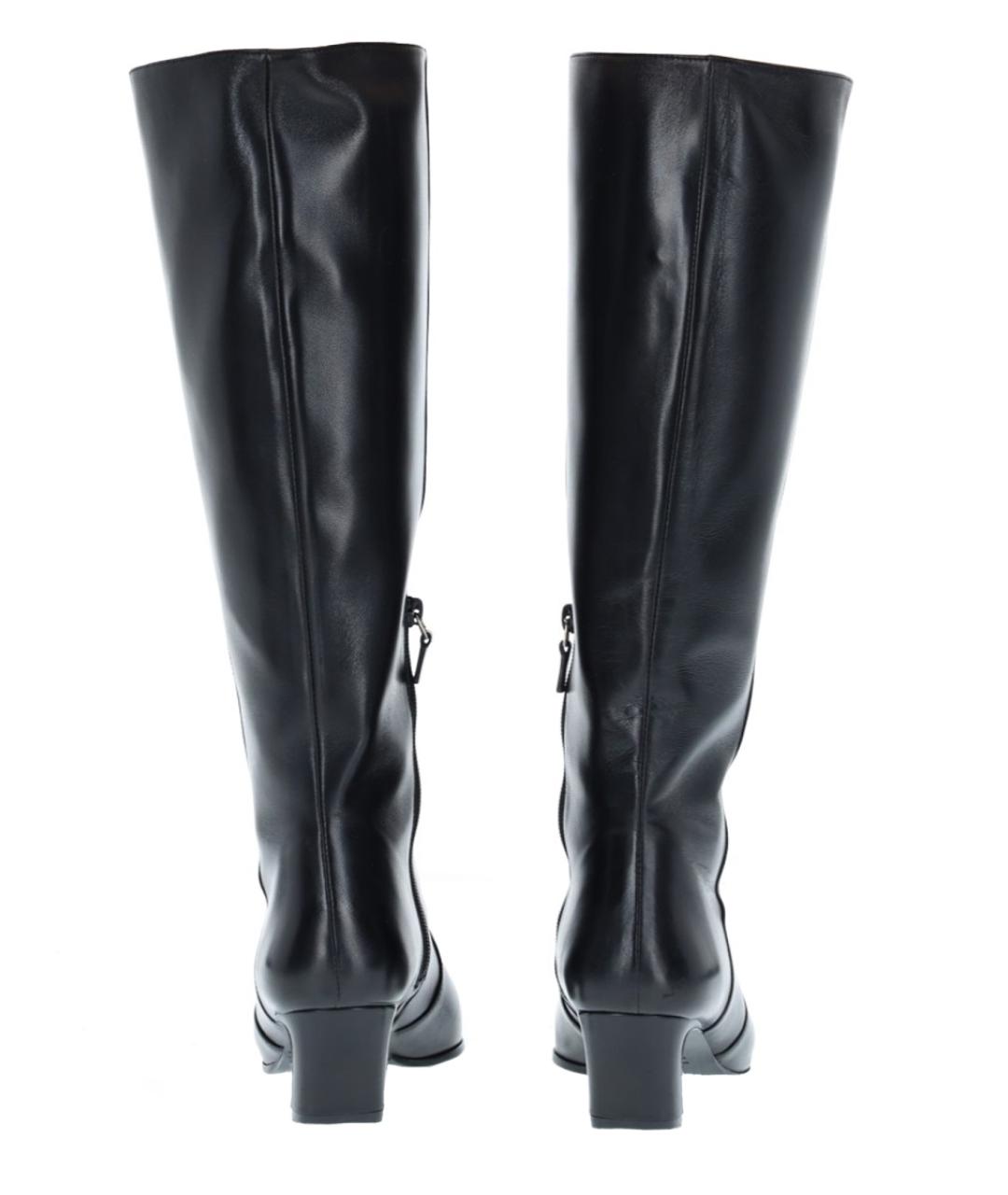 STUART WEITZMAN Черные кожаные ботинки, фото 3