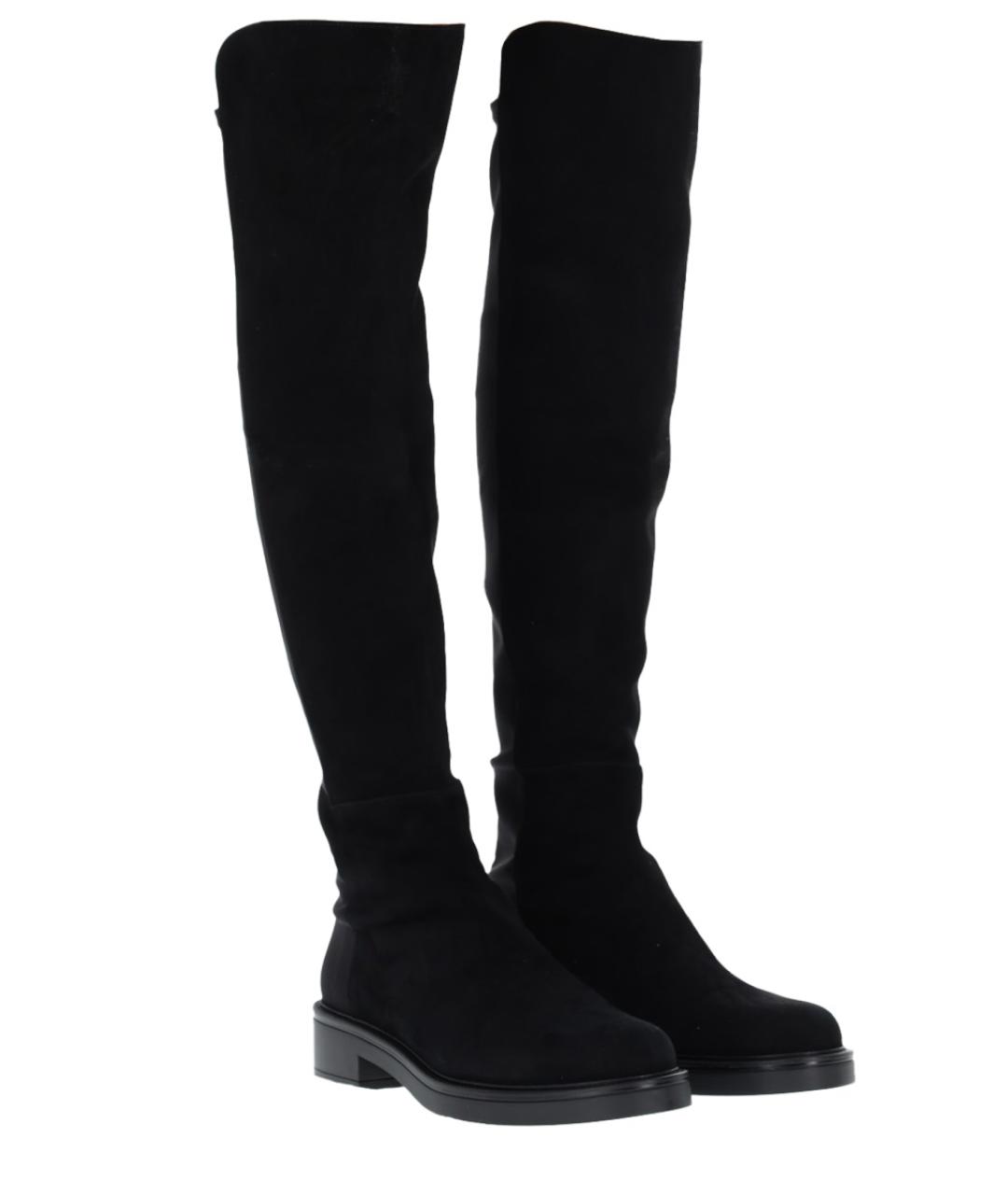 STUART WEITZMAN Черные ботинки, фото 4