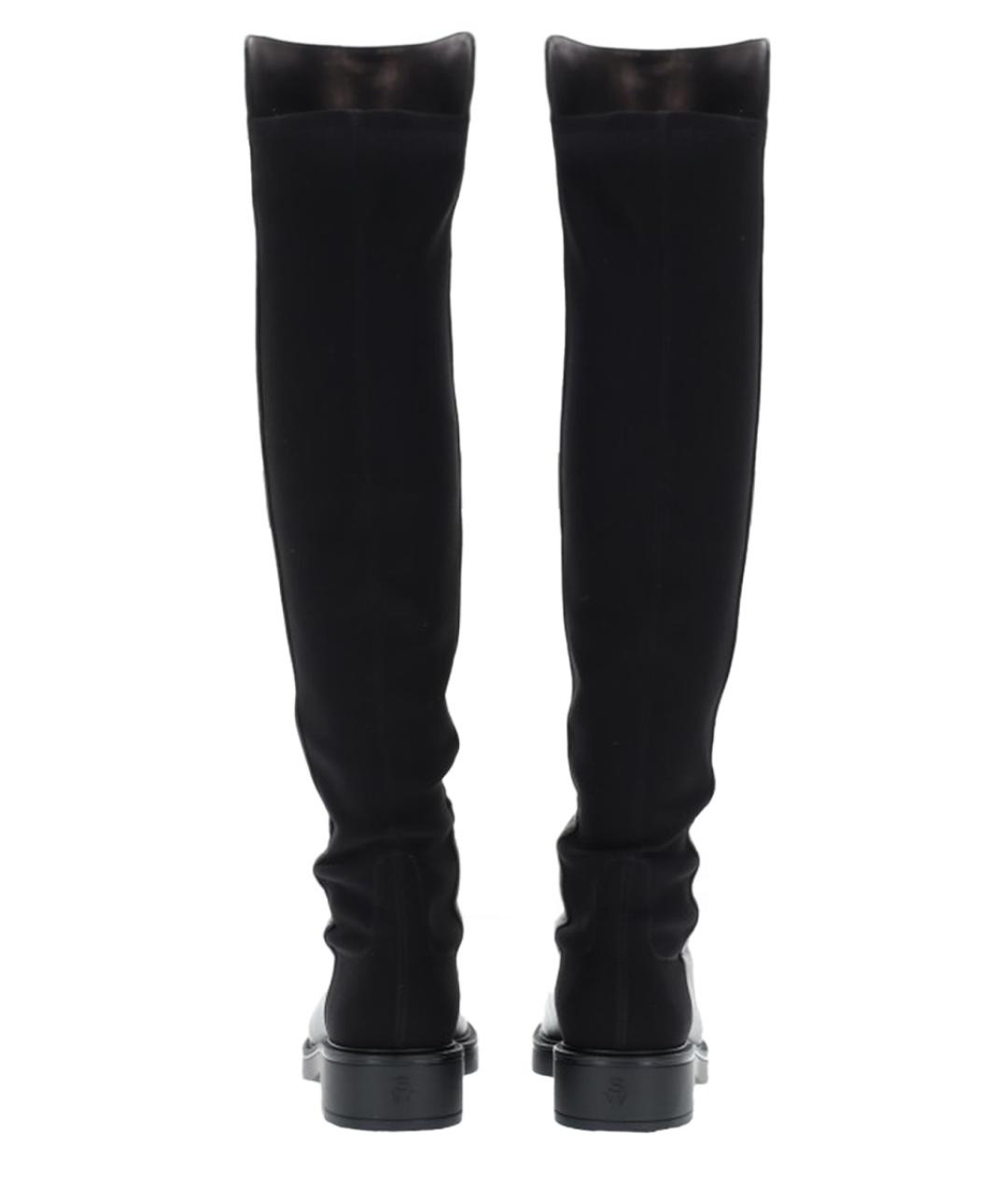 STUART WEITZMAN Черные кожаные ботинки, фото 3